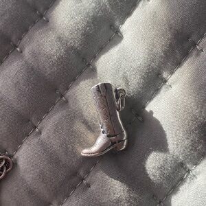 James Avery Silver Boot Charm Bracelet